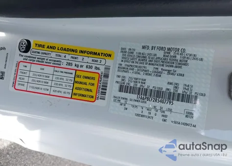 2024 Ford Mustang Gt Premium Fastback z USA, uszkodzony, nr VIN 1FA6P8CF2R5407795